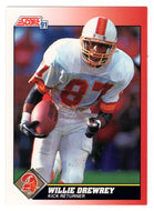 Willie Drewrey - Tampa Bay Buccaneers (NFL Football Card) 1991 Score # 197 Mint