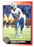 Bubba McDowell - Houston Oilers (NFL Football Card) 1991 Score # 198 Mint