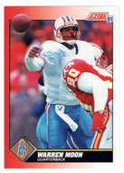 Warren Moon - Houston Oilers (NFL Football Card) 1991 Score # 201 Mint