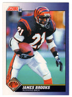 James Brooks - Cincinnati Bengals (NFL Football Card) 1991 Score # 21 Mint