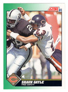 Shaun Gayle - Chicago Bears (NFL Football Card) 1991 Score # 223 Mint