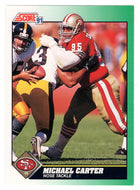 Michael Carter - San Francisco 49ers (NFL Football Card) 1991 Score # 228 Mint