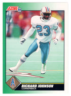 Richard Johnson RC - Houston Oilers (NFL Football Card) 1991 Score # 229 Mint