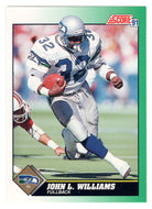 John L. Williams - Seattle Seahawks (NFL Football Card) 1991 Score # 232 Mint