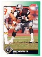 Max Montoya - Los Angeles Raiders (NFL Football Card) 1991 Score # 247 Mint