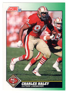 Charles Haley - San Francisco 49ers (NFL Football Card) 1991 Score # 250 Mint