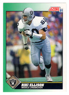 Riki Ellison - Los Angeles Raiders (NFL Football Card) 1991 Score # 258 Mint
