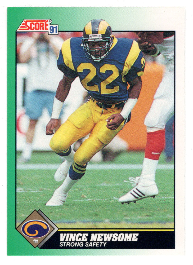 Vince Newsome - Los Angeles Rams (NFL Football Card) 1991 Score # 259 Mint