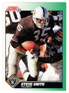 Steve Smith - Los Angeles Raiders (NFL Football Card) 1991 Score # 261 Mint