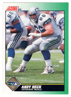 Andy Heck - Seattle Seahawks (NFL Football Card) 1991 Score # 266 Mint