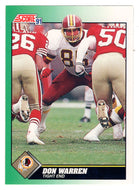 Don Warren - Washington Redskins (NFL Football Card) 1991 Score # 276 Mint
