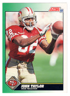 John Taylor - San Francisco 49ers (NFL Football Card) 1991 Score # 282 Mint