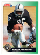 Mervyn Fernandez - Los Angeles Raiders (NFL Football Card) 1991 Score # 286 Mint