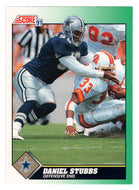 Daniel Stubbs - Dallas Cowboys (NFL Football Card) 1991 Score # 287 Mint