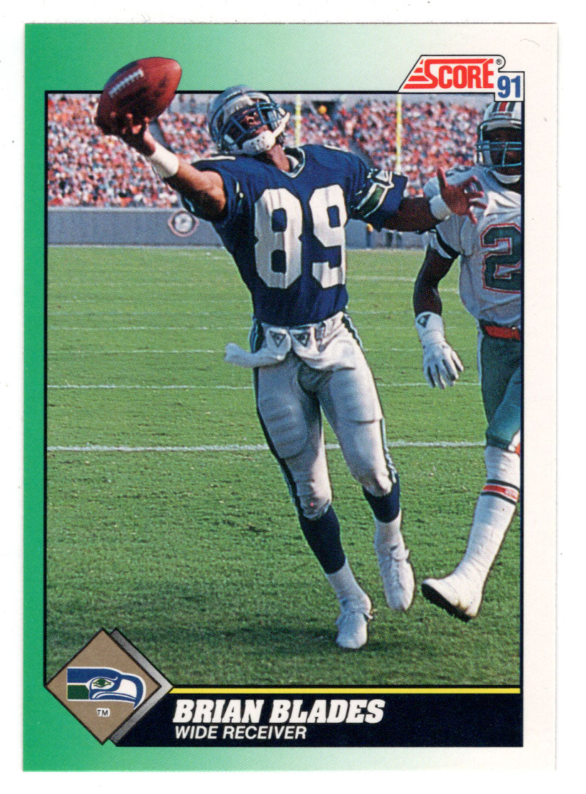 Brian Blades - Seattle Seahawks (NFL Football Card) 1991 Score # 289 Mint