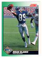Brian Blades - Seattle Seahawks (NFL Football Card) 1991 Score # 289 Mint