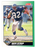 David Wyman - Seattle Seahawks (NFL Football Card) 1991 Score # 292 Mint