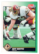 Jeff Bostic - Washington Redskins (NFL Football Card) 1991 Score # 293 Mint