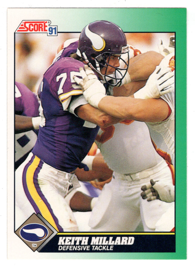 Keith Millard - Minnesota Vikings (NFL Football Card) 1991 Score # 295 Mint