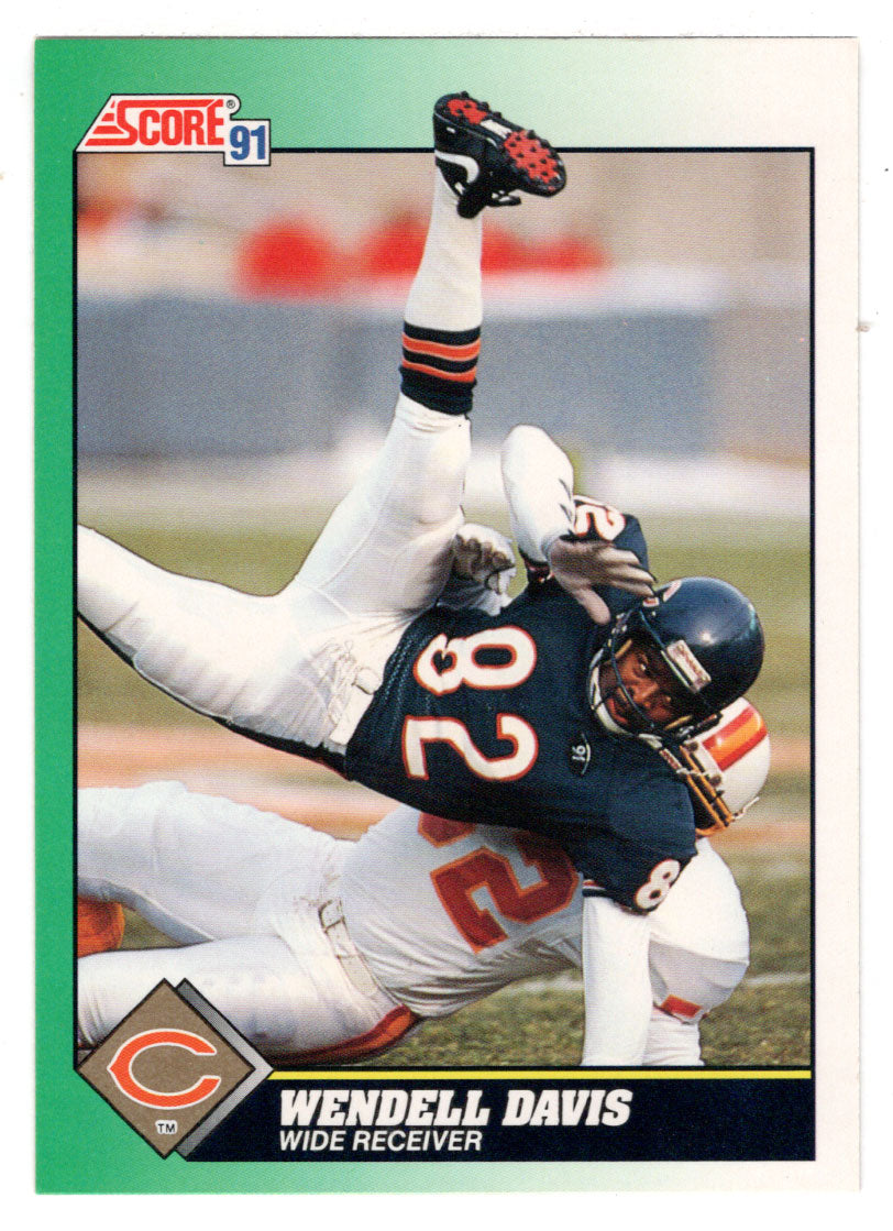 Wendell Davis - Chicago Bears (NFL Football Card) 1991 Score # 298 Mint