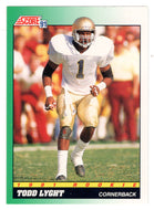 Todd Lyght RC - Los Angeles Rams (NFL Football Card) 1991 Score # 318 Mint