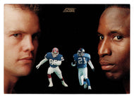 Steve Tasker - Reyna Thompson - Dream Team (NFL Football Card) 1991 Score # 331 Mint