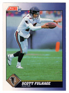 Scott Fulhage - Atlanta Falcons (NFL Football Card) 1991 Score # 39 Mint