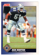 Ken Norton - Dallas Cowboys (NFL Football Card) 1991 Score # 51 Mint