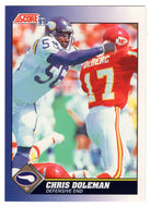 Chris Doleman - Minnesota Vikings (NFL Football Card) 1991 Score # 56 Mint