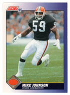 Mike Johnson - Cleveland Browns (NFL Football Card) 1991 Score # 59 Mint