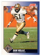 Sam Mills - New Orleans Saints (NFL Football Card) 1991 Score # 61 Mint