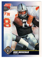 Don Mosebar - Los Angeles Raiders (NFL Football Card) 1991 Score # 62 Mint