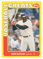 Don Baylor - Boston Red Sox (MLB Baseball Card) 1991 Swell Baseball Greats # 6 Mint