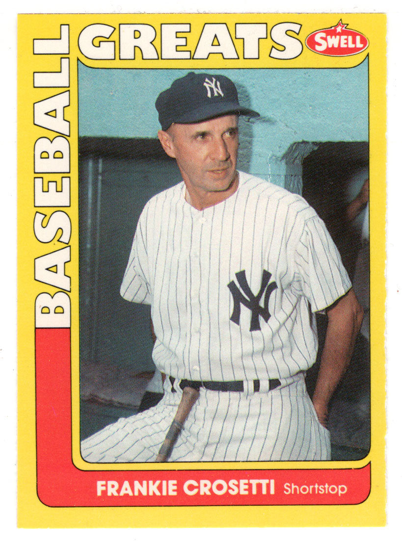 Frankie Crosetti - New York Yankees (MLB Baseball Card) 1991 Swell Baseball Greats # 20 Mint