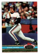 Chris James - Cleveland Indians (MLB Baseball Card) 1991 Topps Stadium Club # 422 Mint