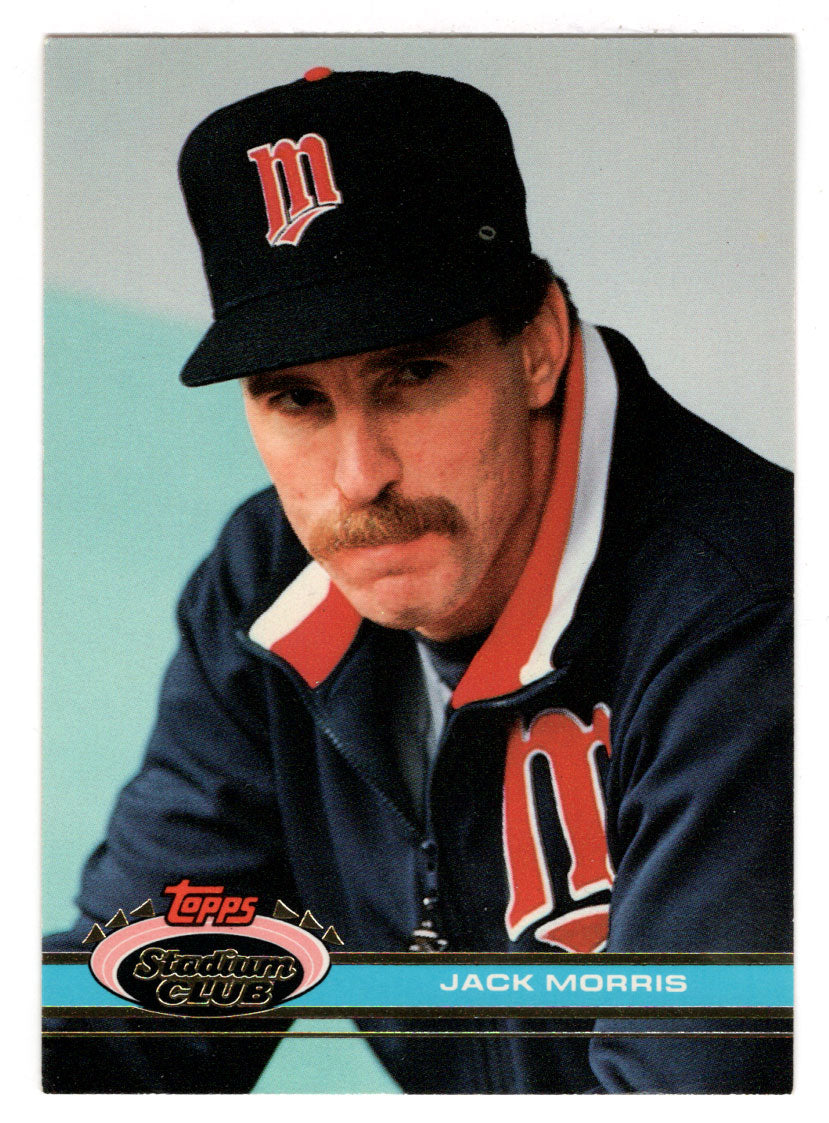 Jack Morris - Minnesota Twins (MLB Baseball Card) 1991 Topps Stadium Club # 447 Mint