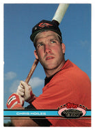 Chris Hoiles - Baltimore Orioles (MLB Baseball Card) 1991 Topps Stadium Club # 489 Mint
