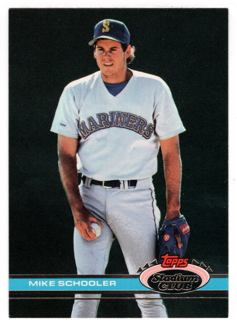 Mike Schooler - Seattle Mariners (MLB Baseball Card) 1991 Topps Stadium Club # 508 Mint