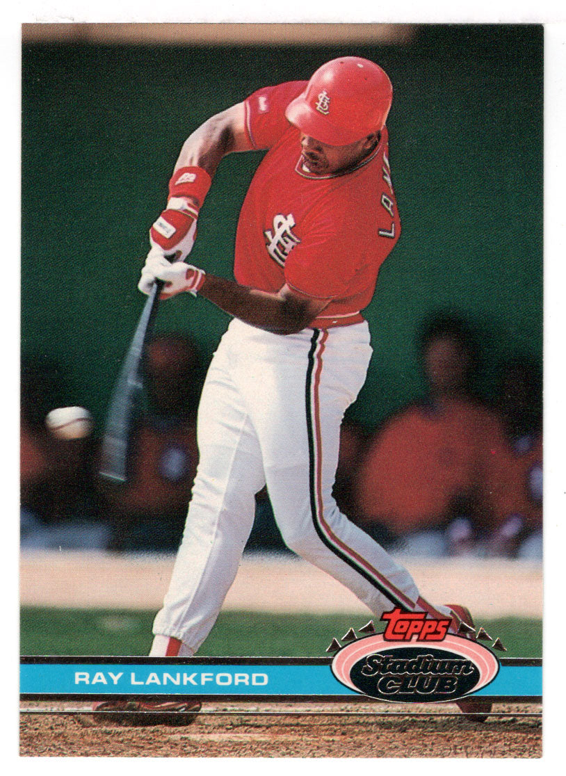 Ray Lankford - St. Louis Cardinals (MLB Baseball Card) 1991 Topps Stadium Club # 537 Mint