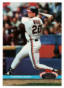 Turner Ward RC - Cleveland Indians (MLB Baseball Card) 1991 Topps Stadium Club # 593 Mint