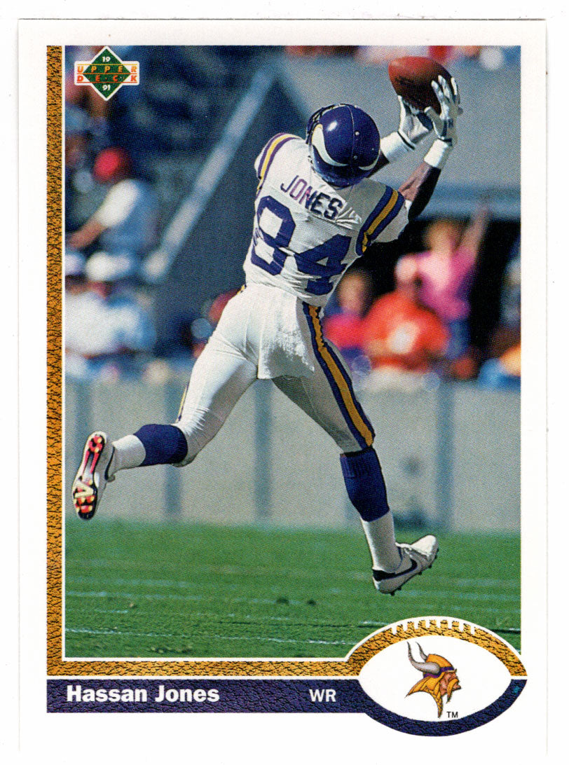 Hassan Jones - Minnesota Vikings (NFL Football Card) 1991 Upper Deck # 64 Mint