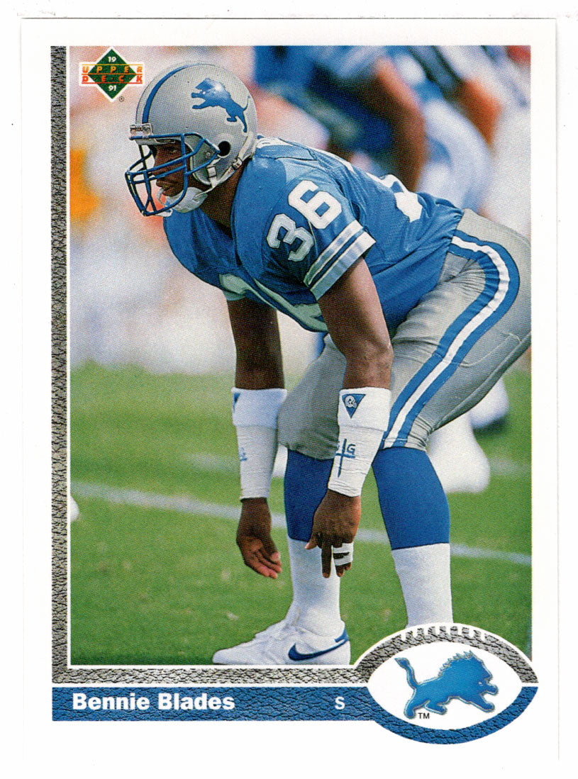 Bennie Blades - Detroit Lions (NFL Football Card) 1991 Upper Deck # 65 Mint