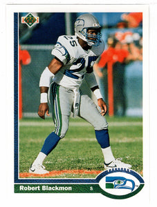 Robert Blackmon - Seattle Seahawks (NFL Football Card) 1991 Upper Deck # 67 Mint