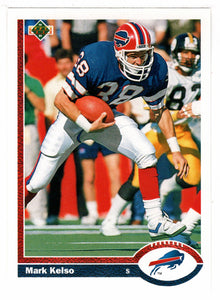 Mark Kelso - Buffalo Bills (NFL Football Card) 1991 Upper Deck # 71 Mint