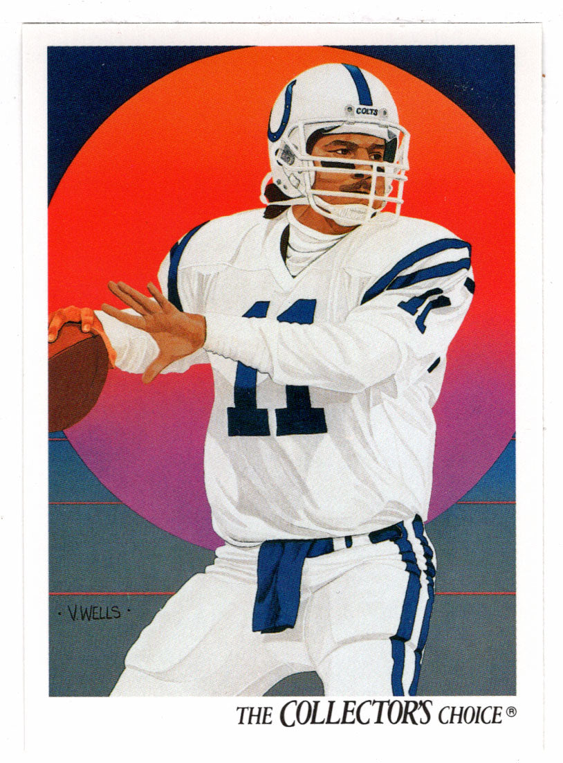 Jeff George - Indianapolis Colts - Team Checklist (NFL Football Card) 1991 Upper Deck # 81 Mint