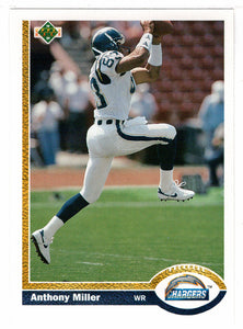 Anthony Miller - San Diego Chargers (NFL Football Card) 1991 Upper Deck # 126 Mint