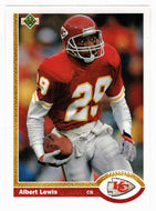 Albert Lewis - Kansas City Chiefs (NFL Football Card) 1991 Upper Deck # 128 Mint