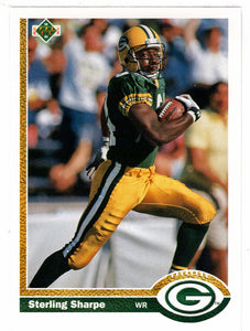 Sterling Sharpe - Green Bay Packers (NFL Football Card) 1991 Upper Deck # 136 Mint