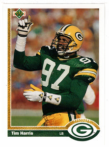 Tim Harris - Green Bay Packers (NFL Football Card) 1991 Upper Deck # 138 Mint