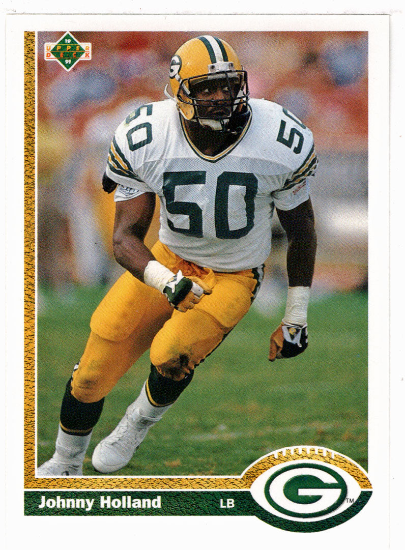 Johnny Holland - Green Bay Packers (NFL Football Card) 1991 Upper Deck # 140 Mint